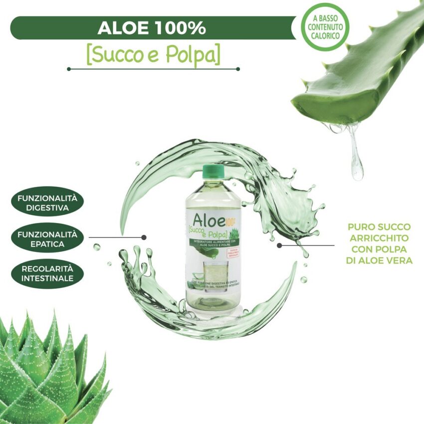 INFOGRAPHIC ALOE 100% JUICE and PULP